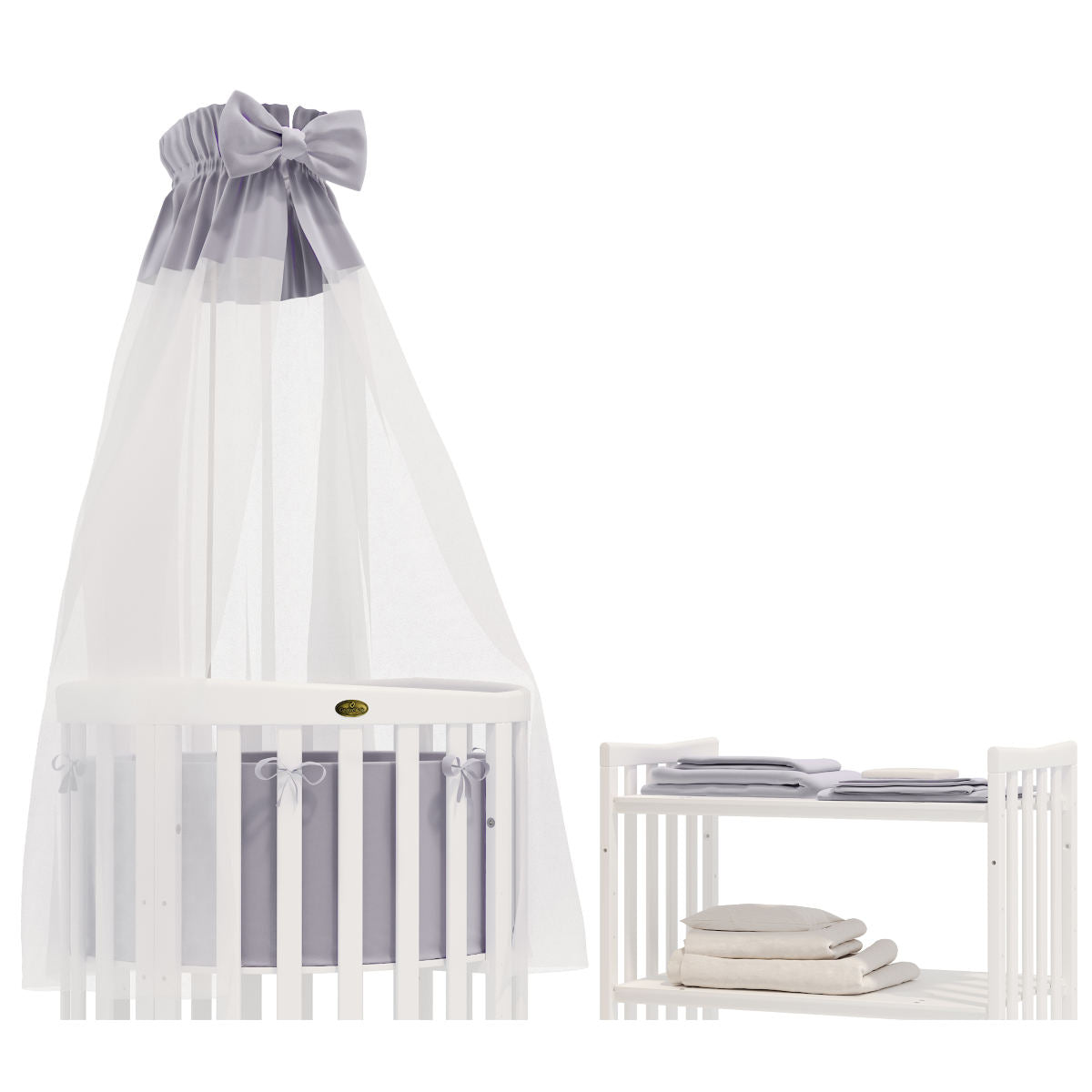 Classic Bedding Set For Round And Oval Children's Beds