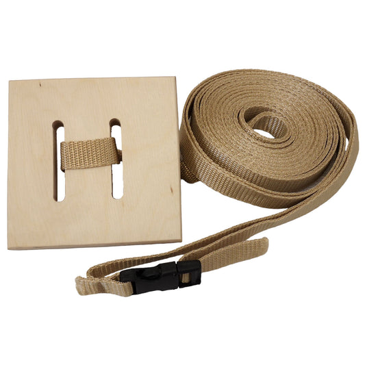 Universal strap fastening sytem for boxspring beds