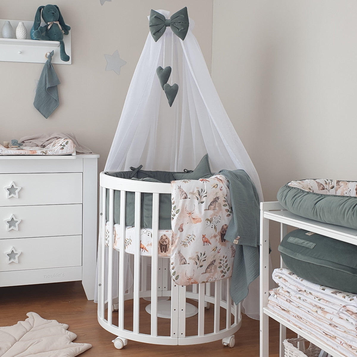 Canopy With Ribbon And Hearts DELUXE