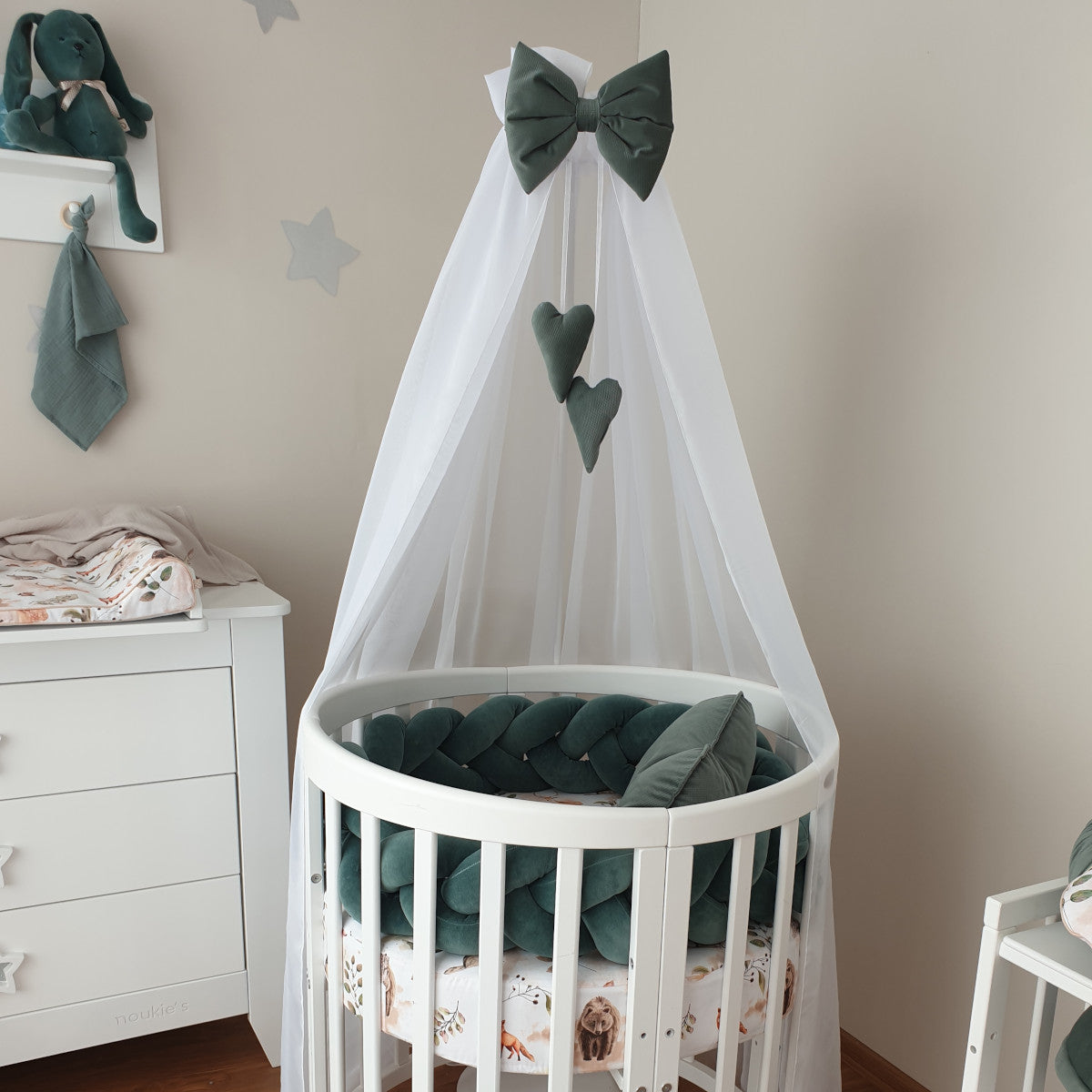 Canopy With Ribbon And Hearts DELUXE