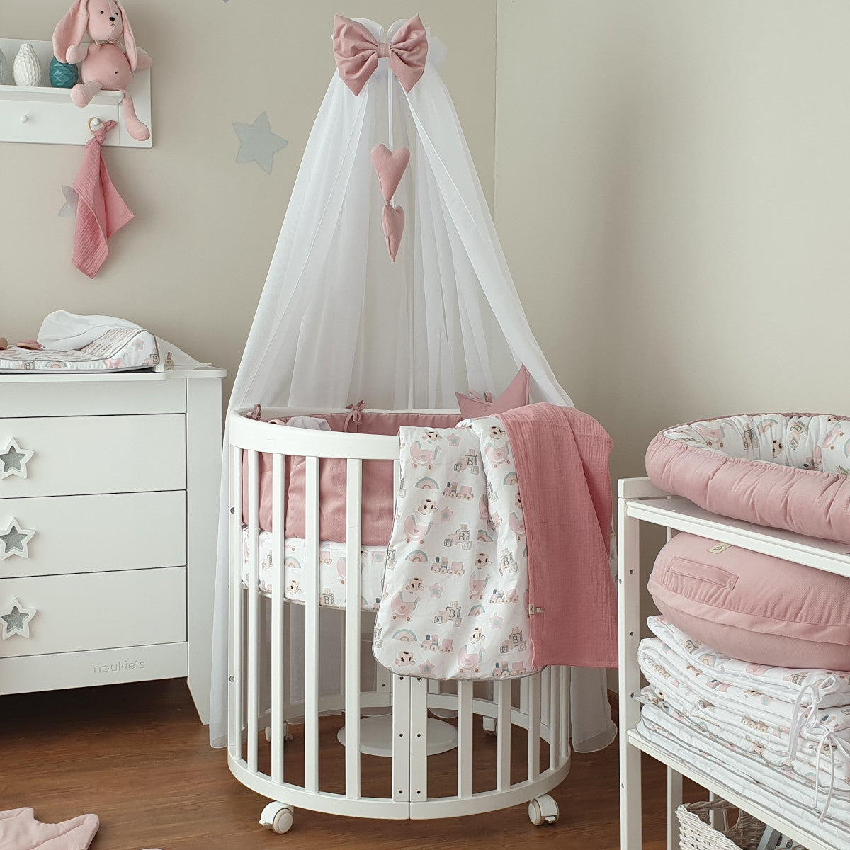 Canopy With Ribbon And Hearts DELUXE