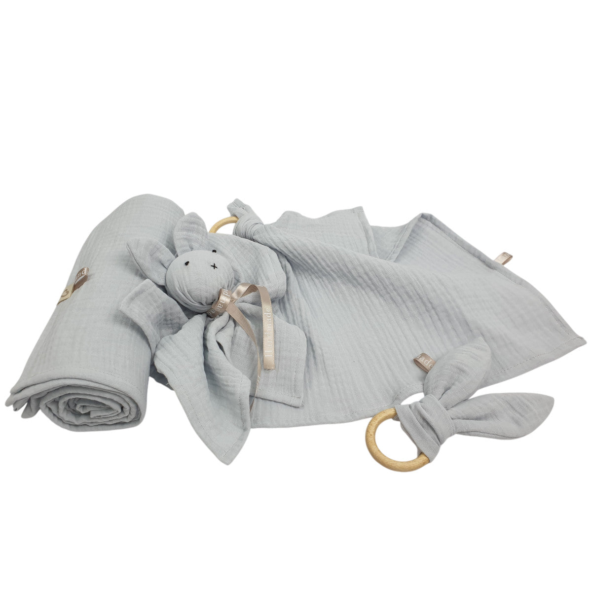 Schnuffeltuch und Beissring Set Deluxe