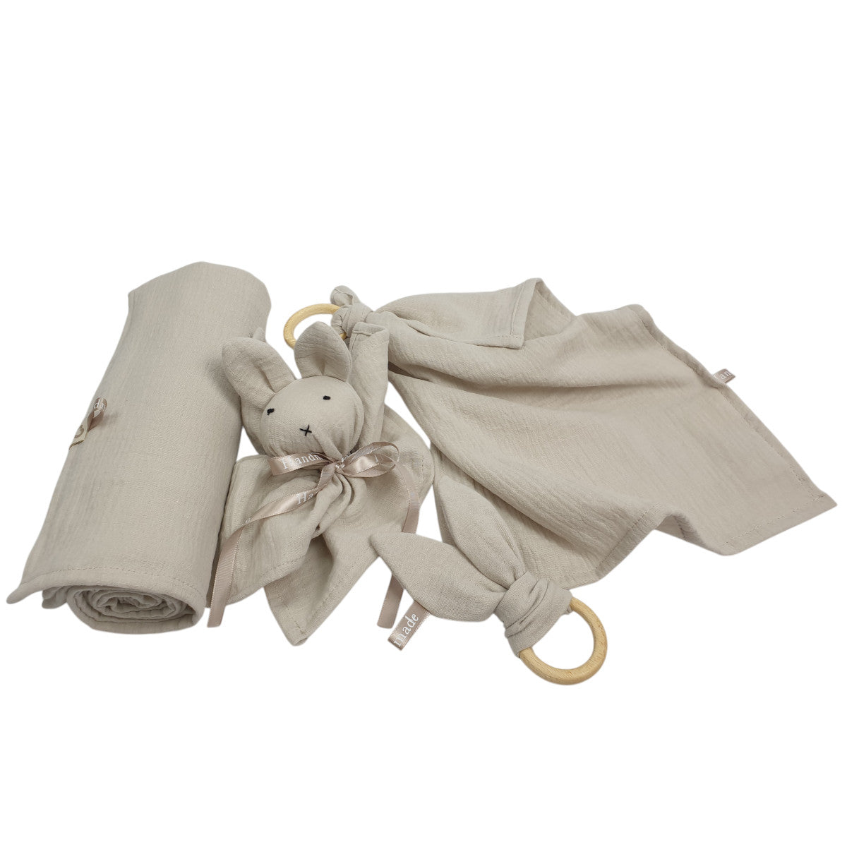Schnuffeltuch und Beissring Set Deluxe