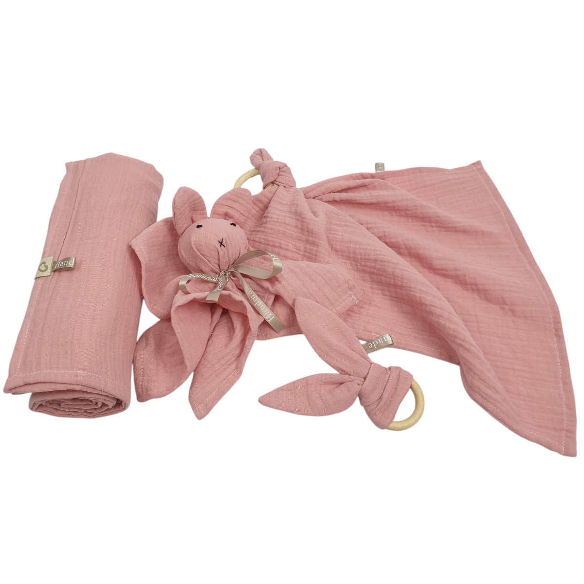 Schnuffeltuch und Beissring Set Deluxe