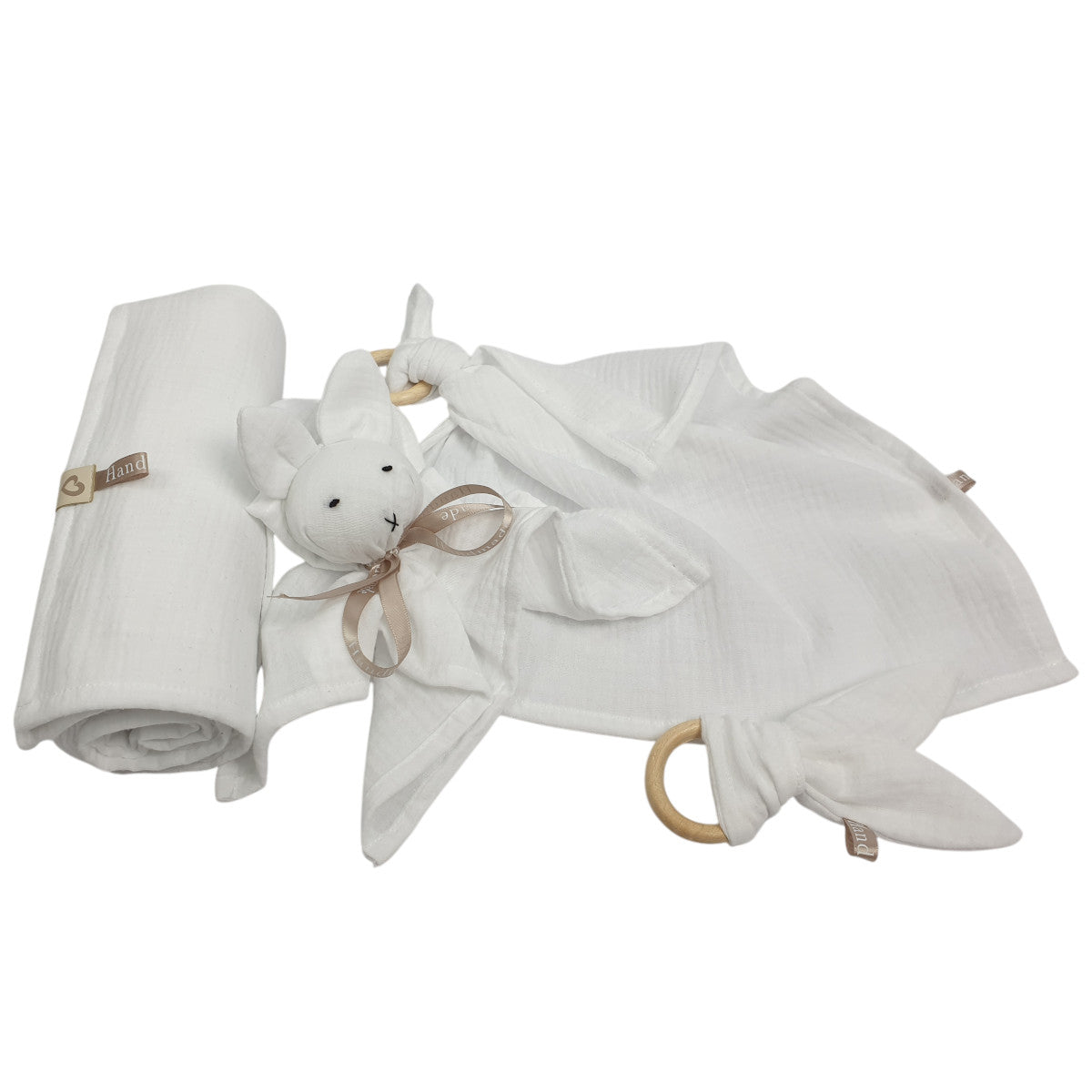 Schnuffeltuch und Beissring Set Deluxe