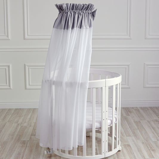 Classic Baby Bed Canopy With Ribbon