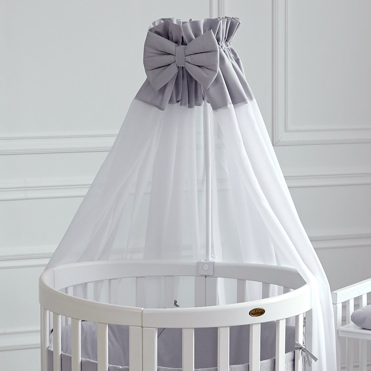 Klassik Babybett-Himmel mit Schleife