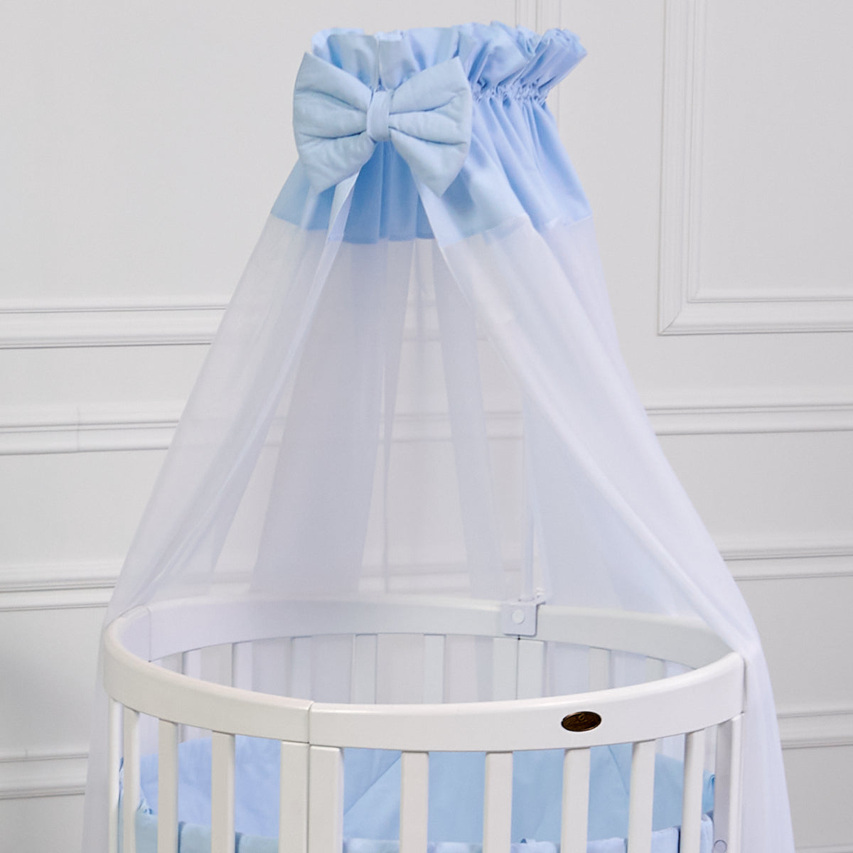 Klassik Babybett-Himmel mit Schleife