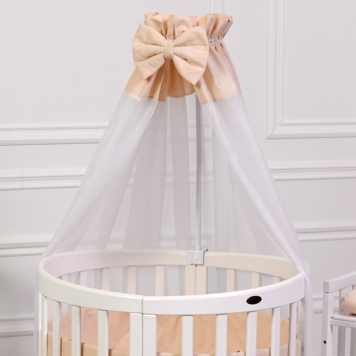 Klassik Babybett-Himmel mit Schleife
