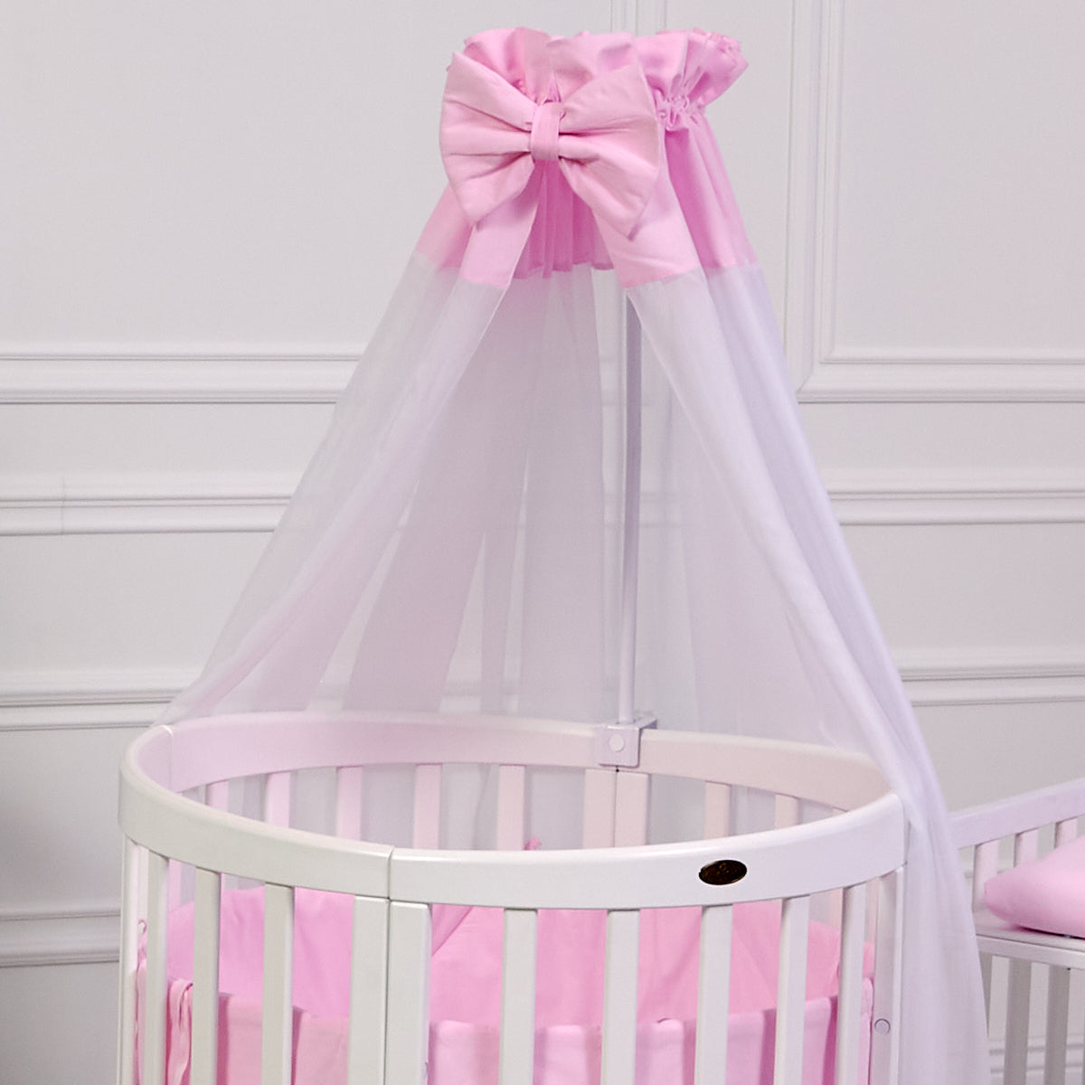 Klassik Babybett-Himmel mit Schleife