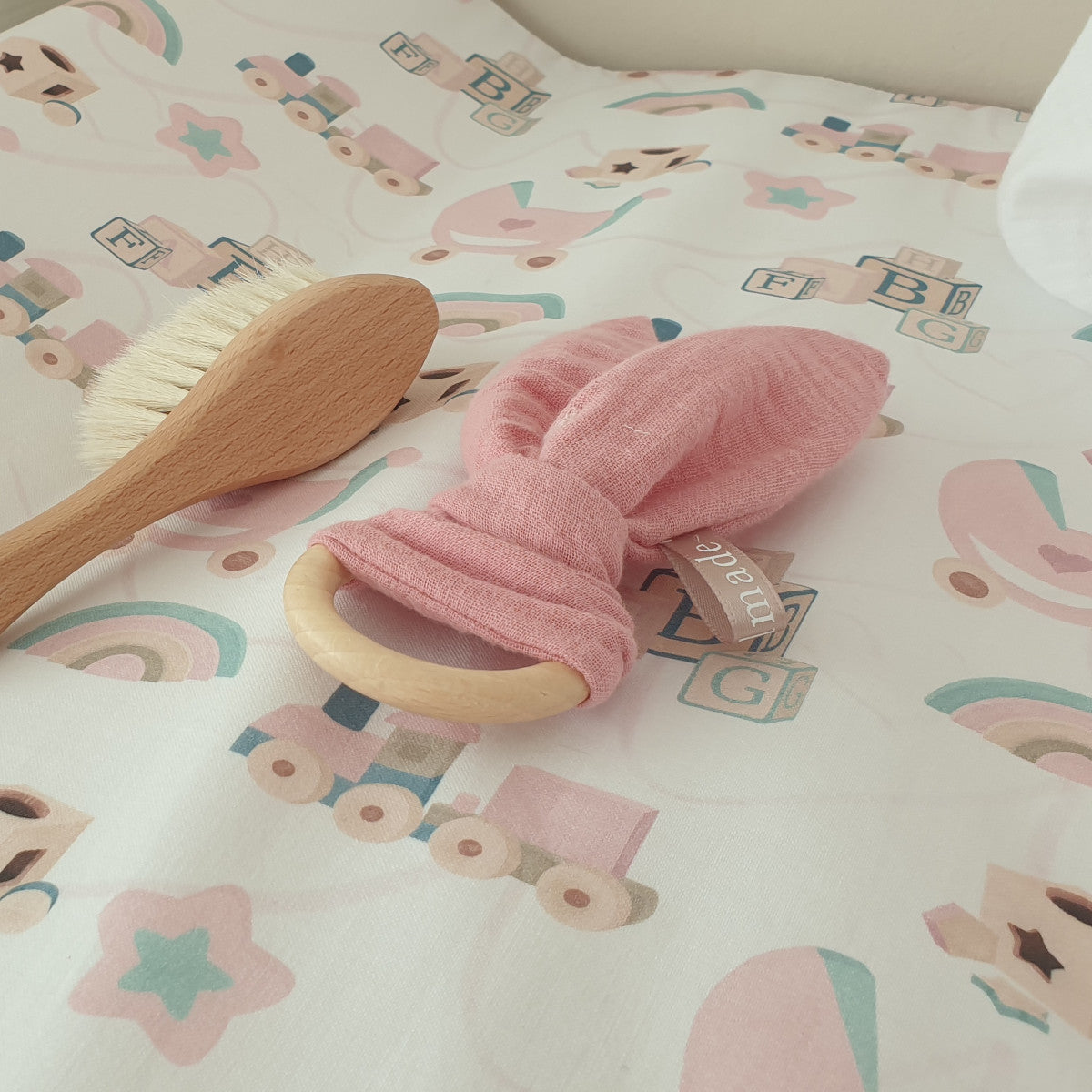 Schnuffeltuch und Beissring Set Deluxe