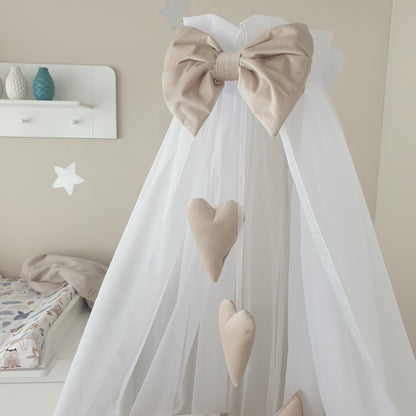 Canopy With Ribbon And Hearts DELUXE