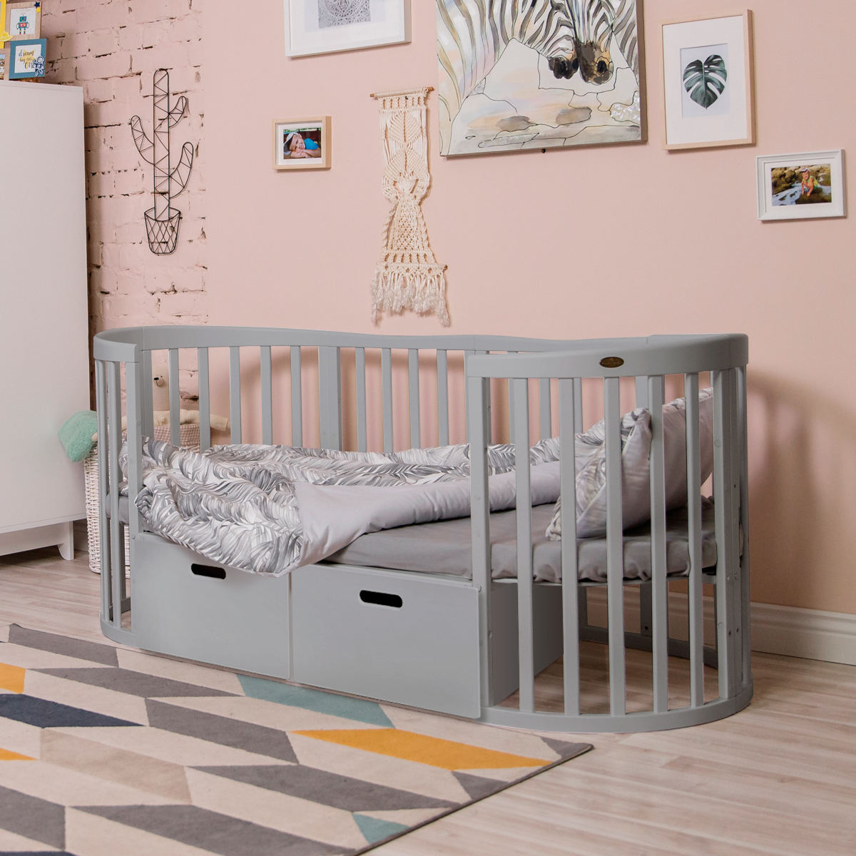 Drawer for Oval Baby Cribs