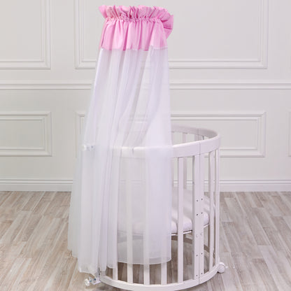 Classic Baby Bed Canopy With Ribbon