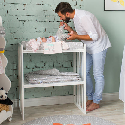 Wickelauflage für Babybetten mit Wickeltisch 