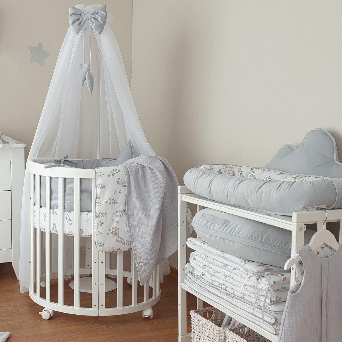 Nestchen Bettumrandung Deluxe Velours