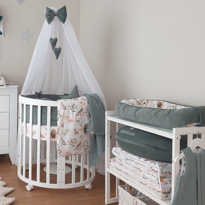 Nestchen Bettumrandung Deluxe Velours