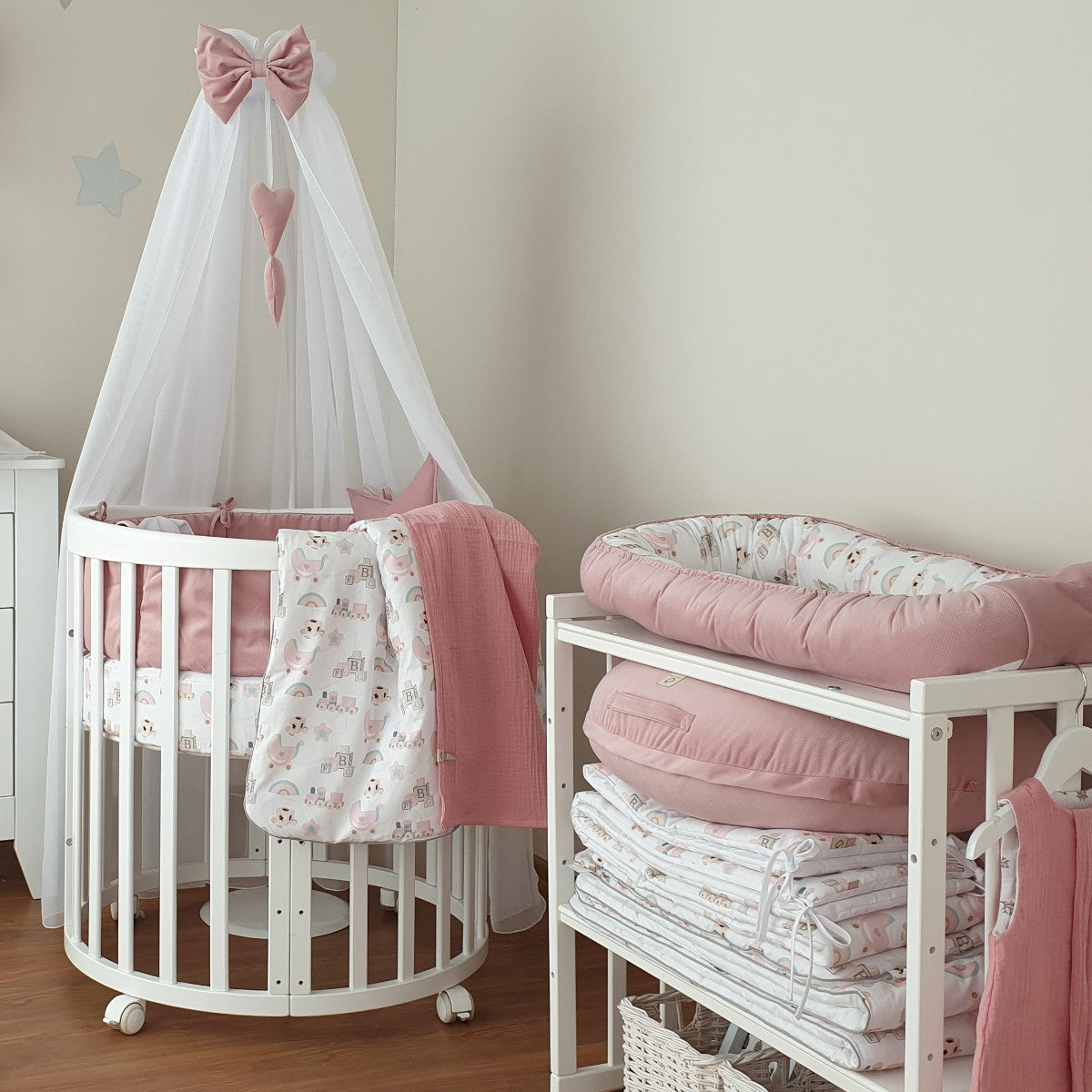 Nestchen Bettumrandung Deluxe Velours